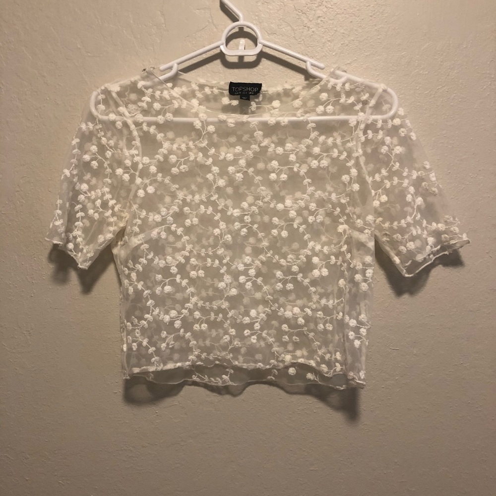 Top shop sheer top